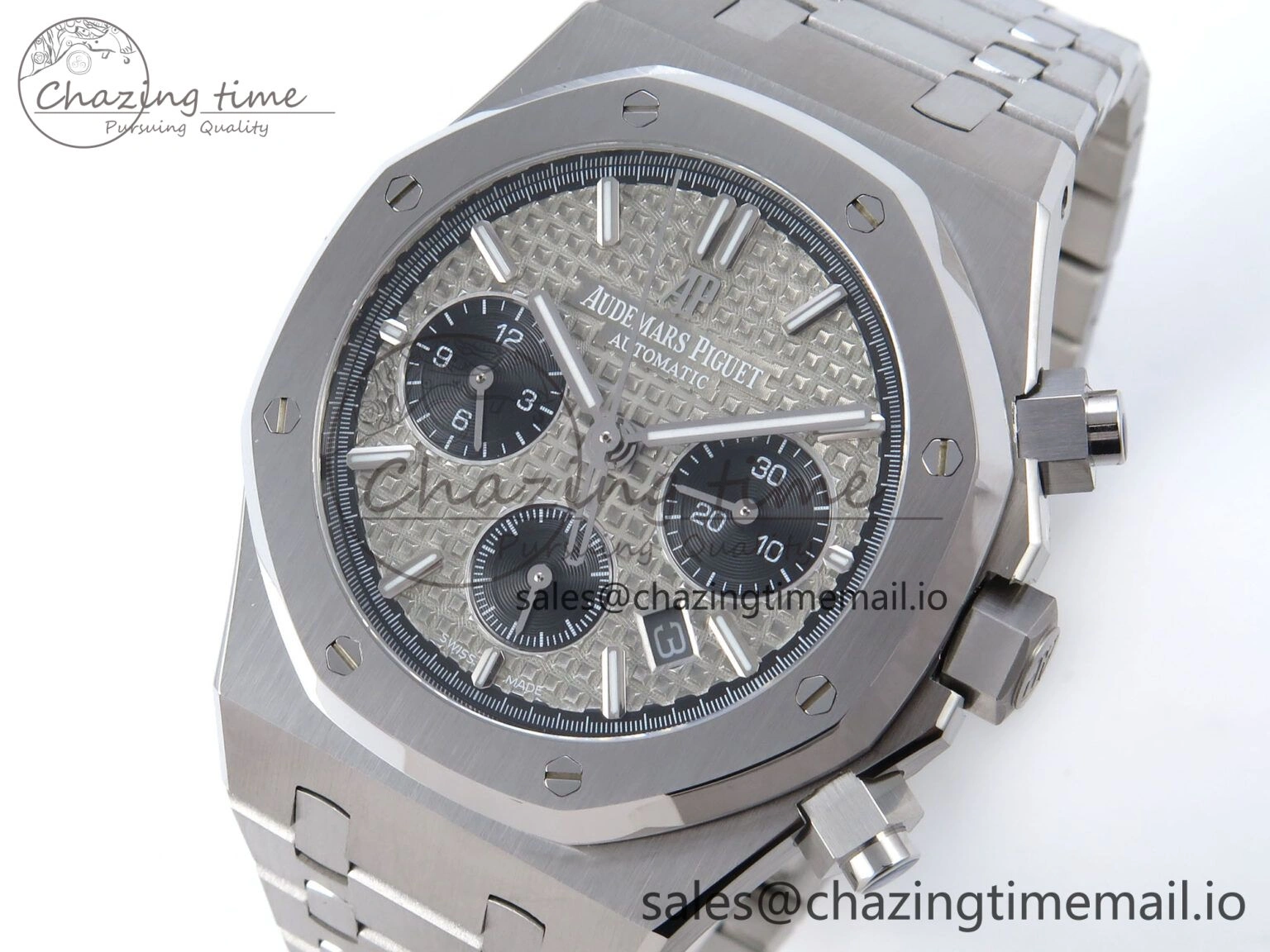 Royal Oak Chrono 26240ST SS BF Best Edition Gray Black Dial on SS Bracelet SH Functional 4334