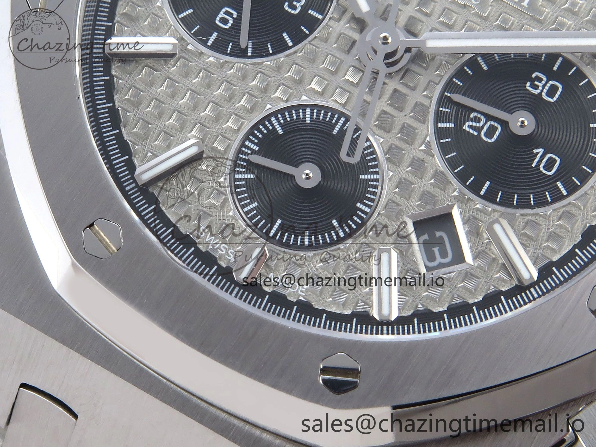 Royal Oak Chrono 26240ST SS BF Best Edition Gray Black Dial on SS Bracelet SH Functional 4334