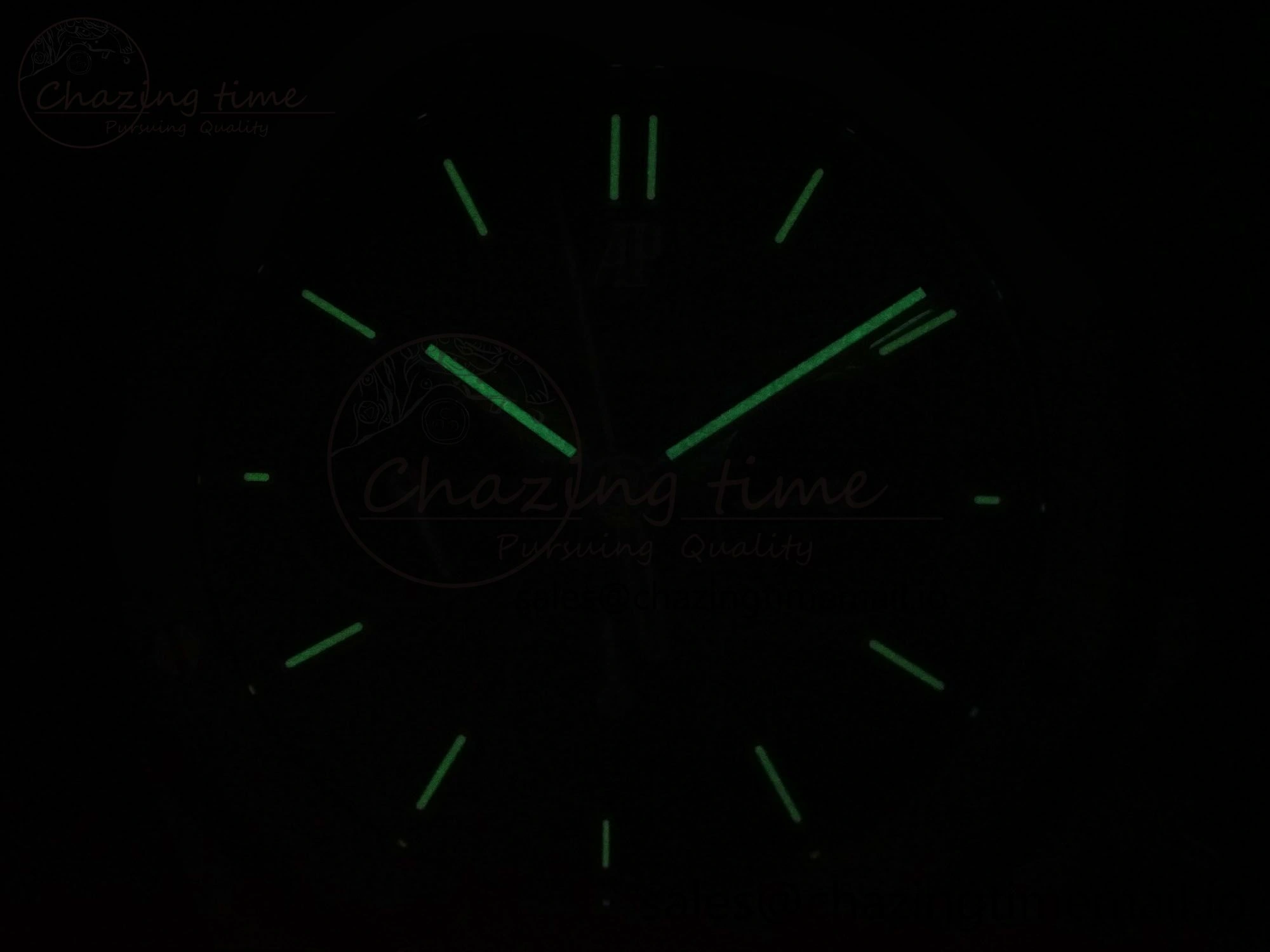 GoAnywhere Royal Oak Chrono 26240ST SS BF Best Edition Green Dial on SS Bracelet SH 4335