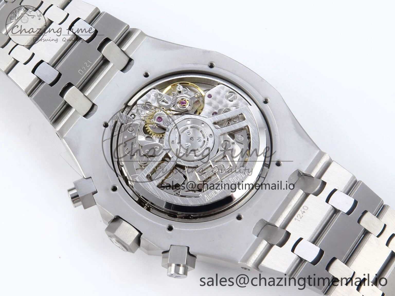 Packable Royal Oak Chrono 26240ST SS BF Best Edition Purple Dial on SS Bracelet SH 4330