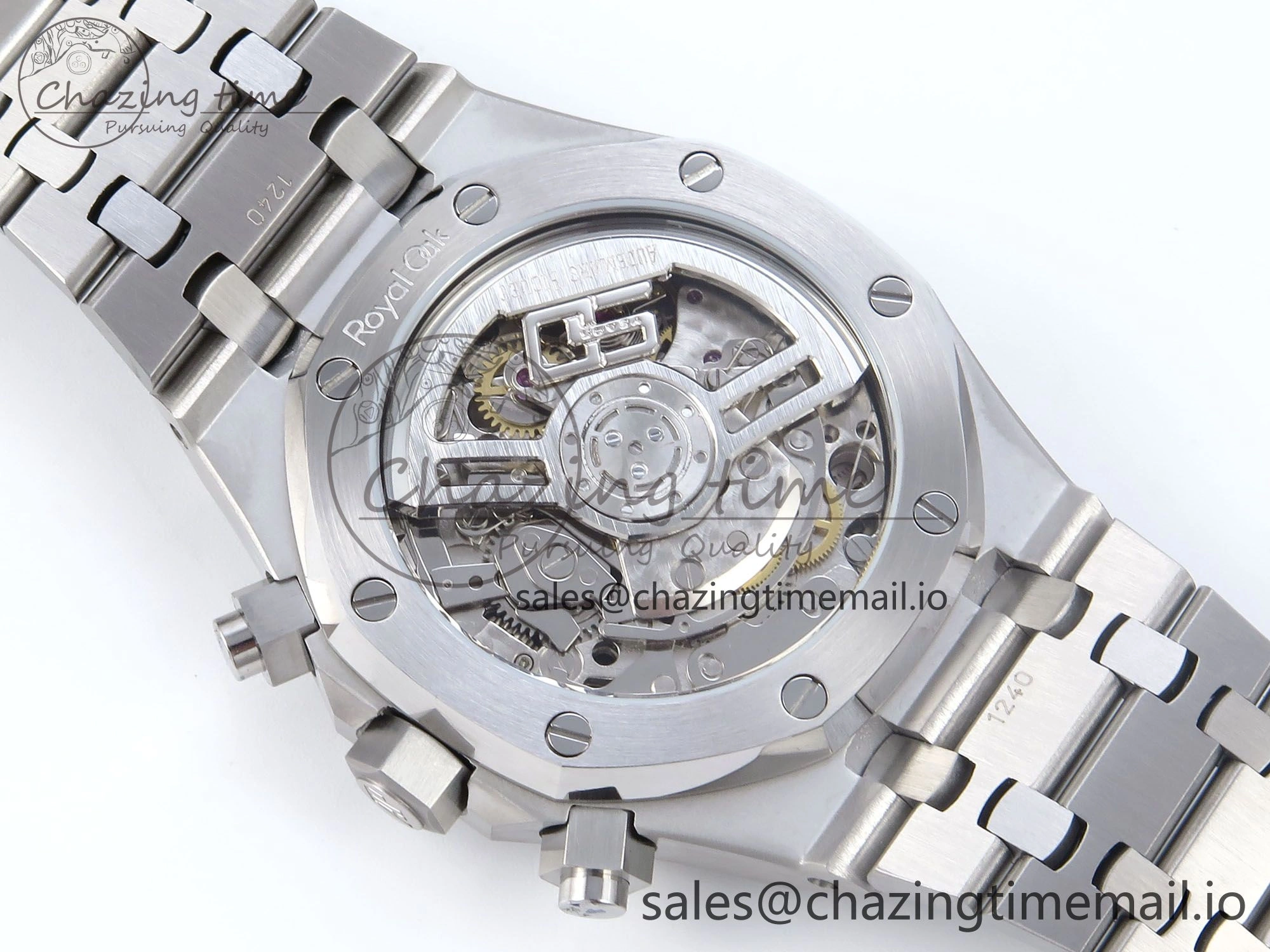 EyeCatching Royal Oak Chrono 26240ST SS BF Best Edition White Dial on SS Bracelet SH 4337