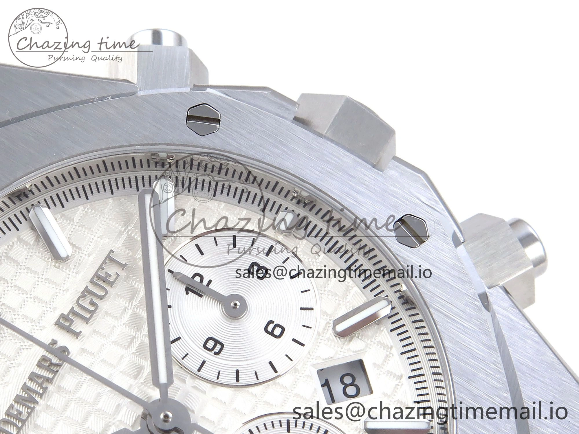 EyeCatching Royal Oak Chrono 26240ST SS BF Best Edition White Dial on SS Bracelet SH 4337