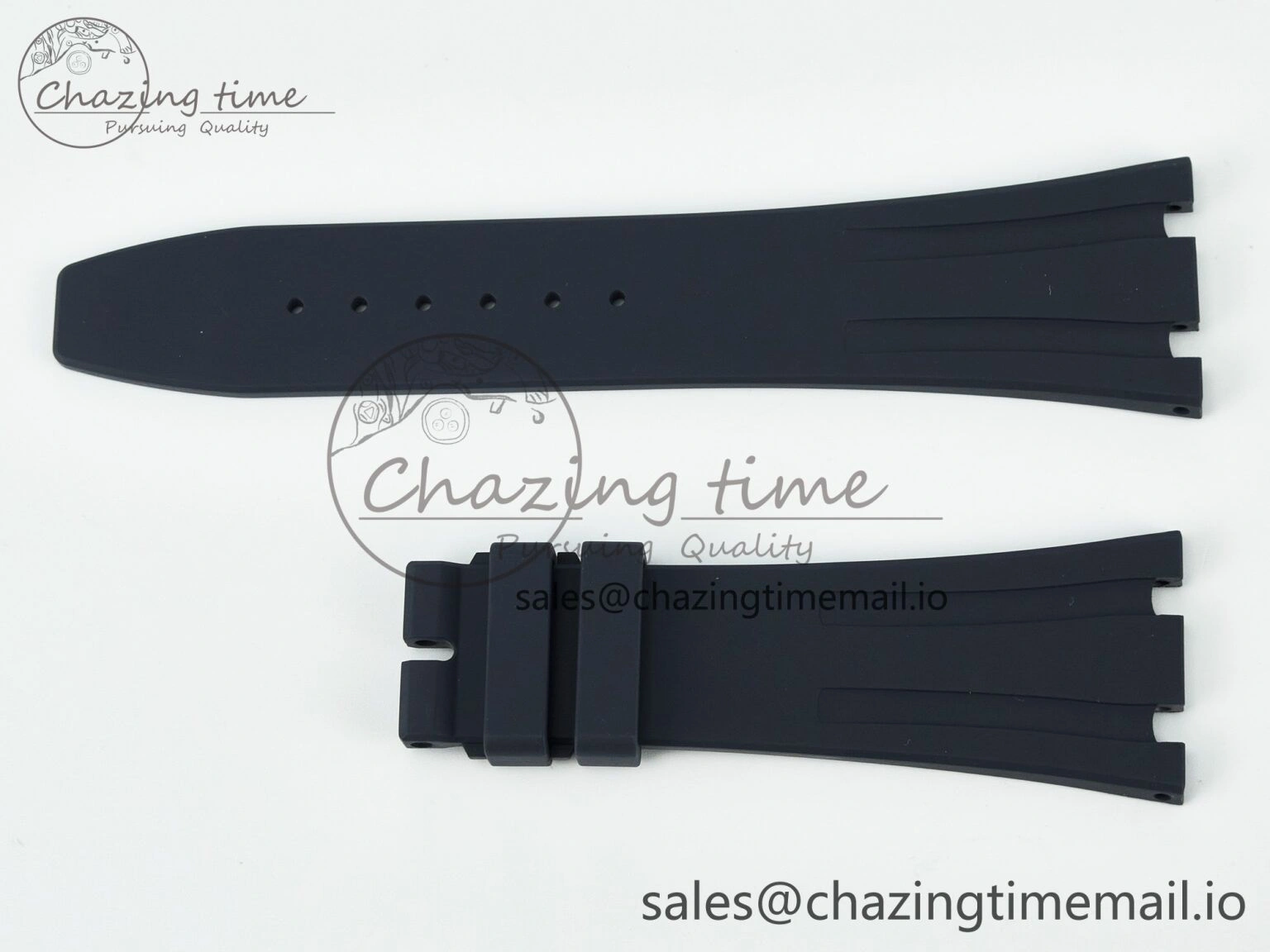 Royal Oak Chrono 26331 Best Edition Black Rubber Strap (Fits the Gen size) Unique 4062