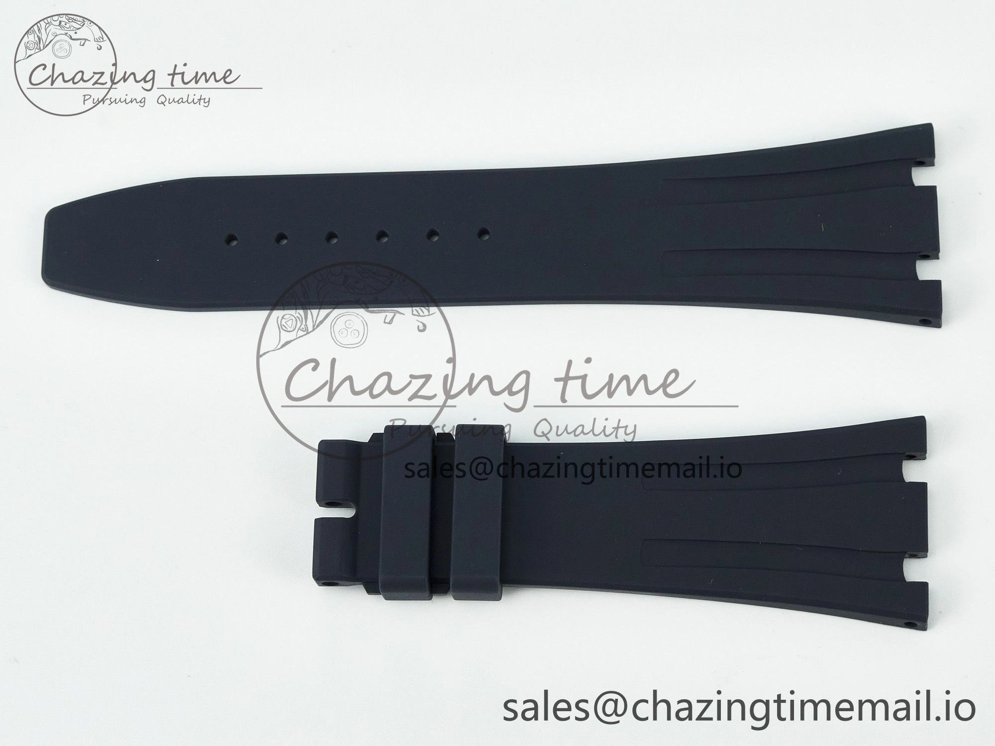 Royal Oak Chrono 26331 Best Edition Black Rubber Strap (Fits the Gen size) Upgraded 4264