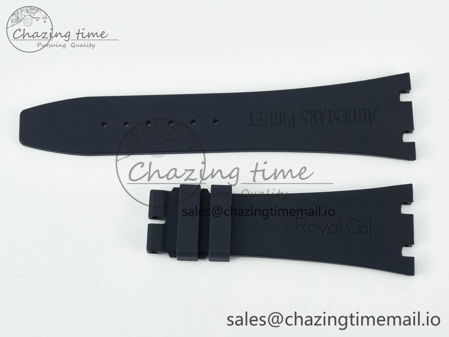 Royal Oak Chrono 26331 Best Edition Black Rubber Strap (Fits the Gen size) Upgraded 4264