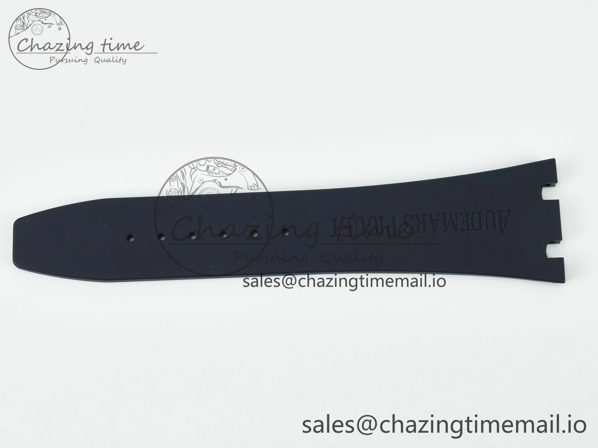 Royal Oak Chrono 26331 Best Edition Black Rubber Strap (Fits the Gen size) Upgraded 4264