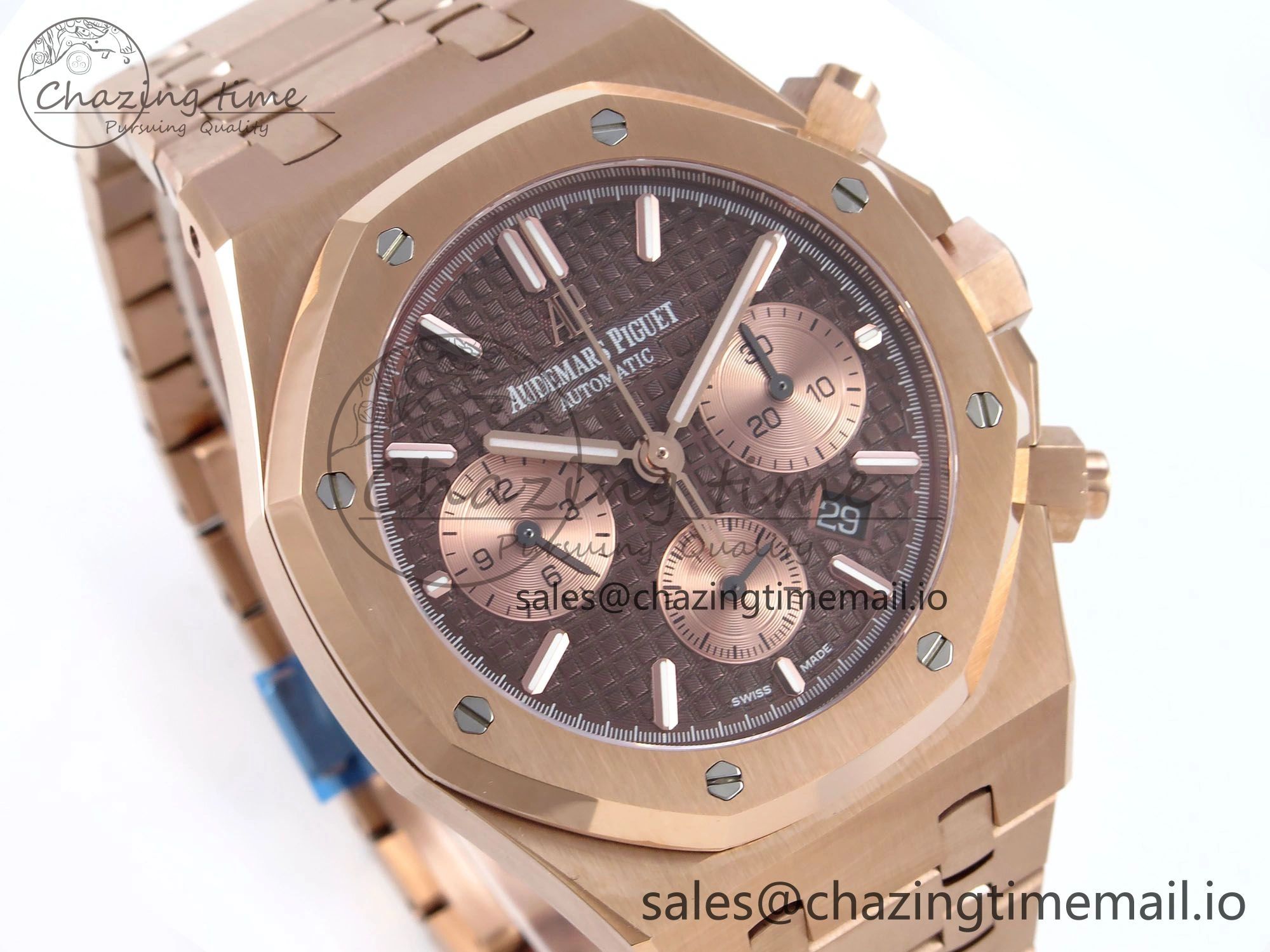 Royal Oak Chrono 26331 RG BF Best Edition Brown RG Dial on RG Bracelet SH Classic 4329