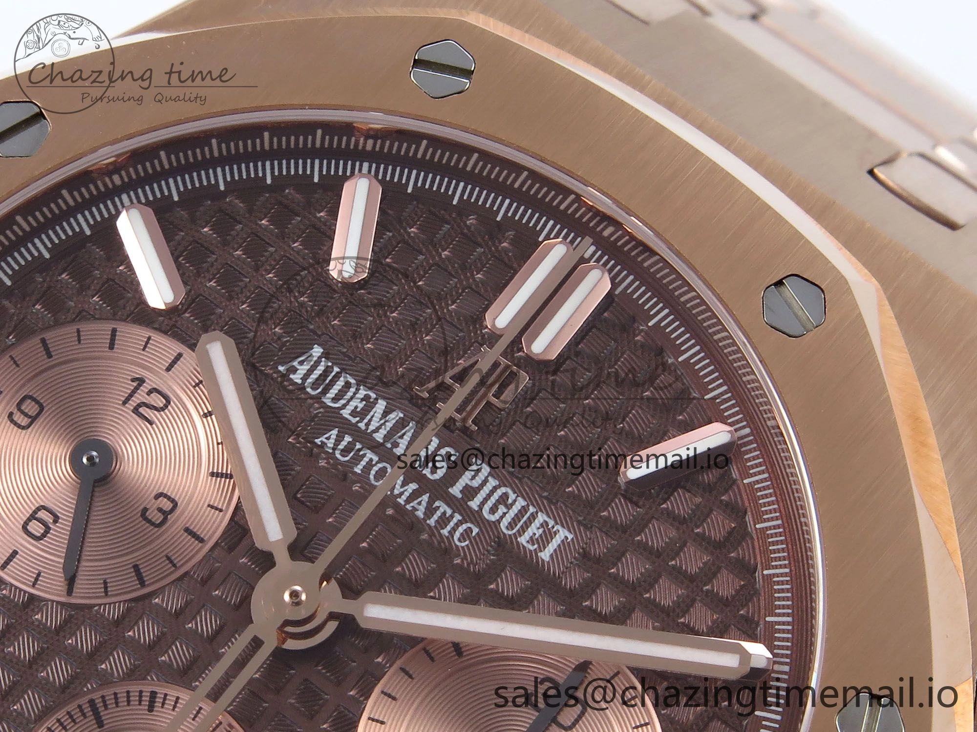 Royal Oak Chrono 26331 RG BF Best Edition Brown RG Dial on RG Bracelet SH Classic 4329