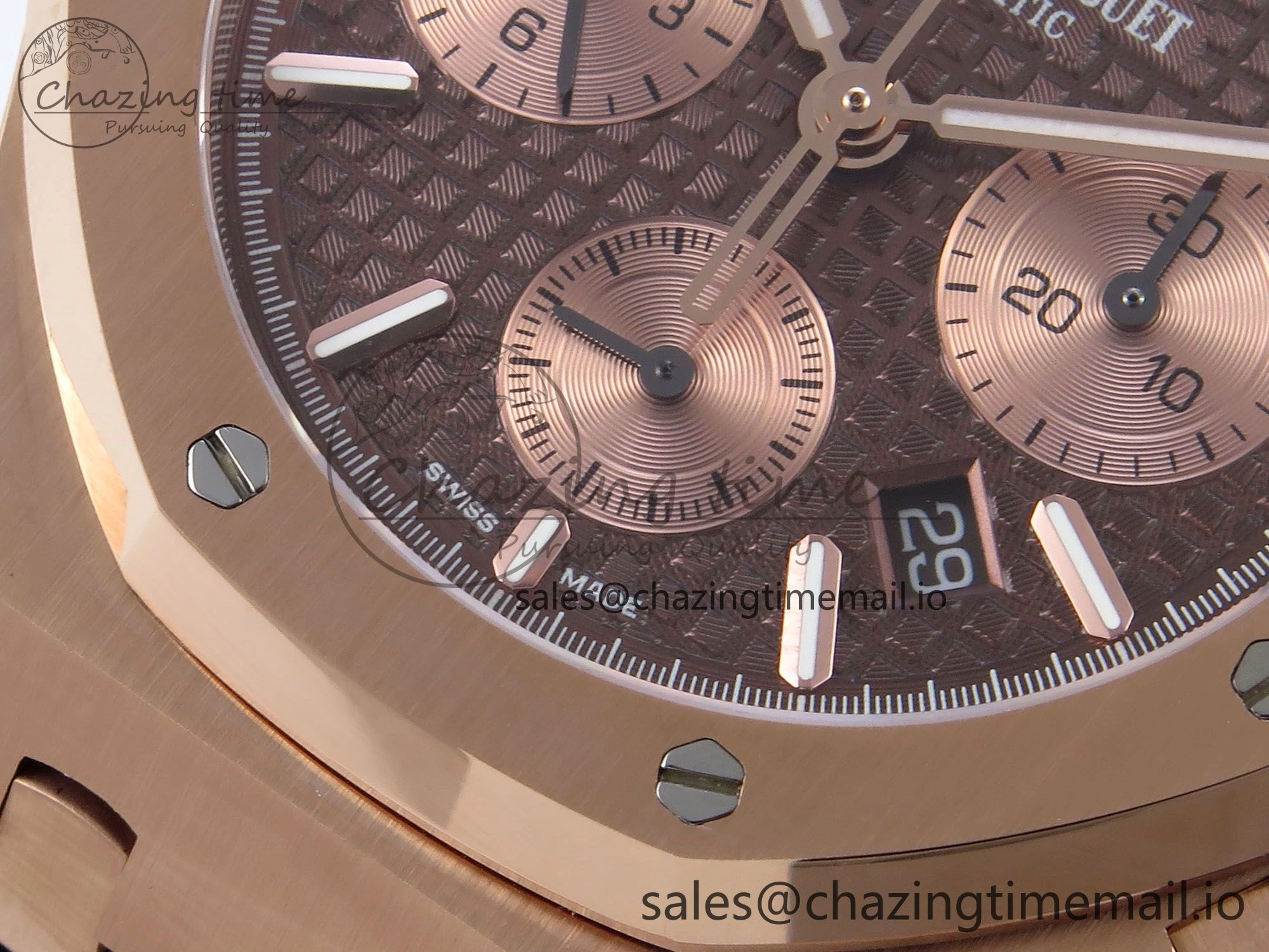 Royal Oak Chrono 26331 RG BF Best Edition Brown RG Dial on RG Bracelet SH Classic 4329