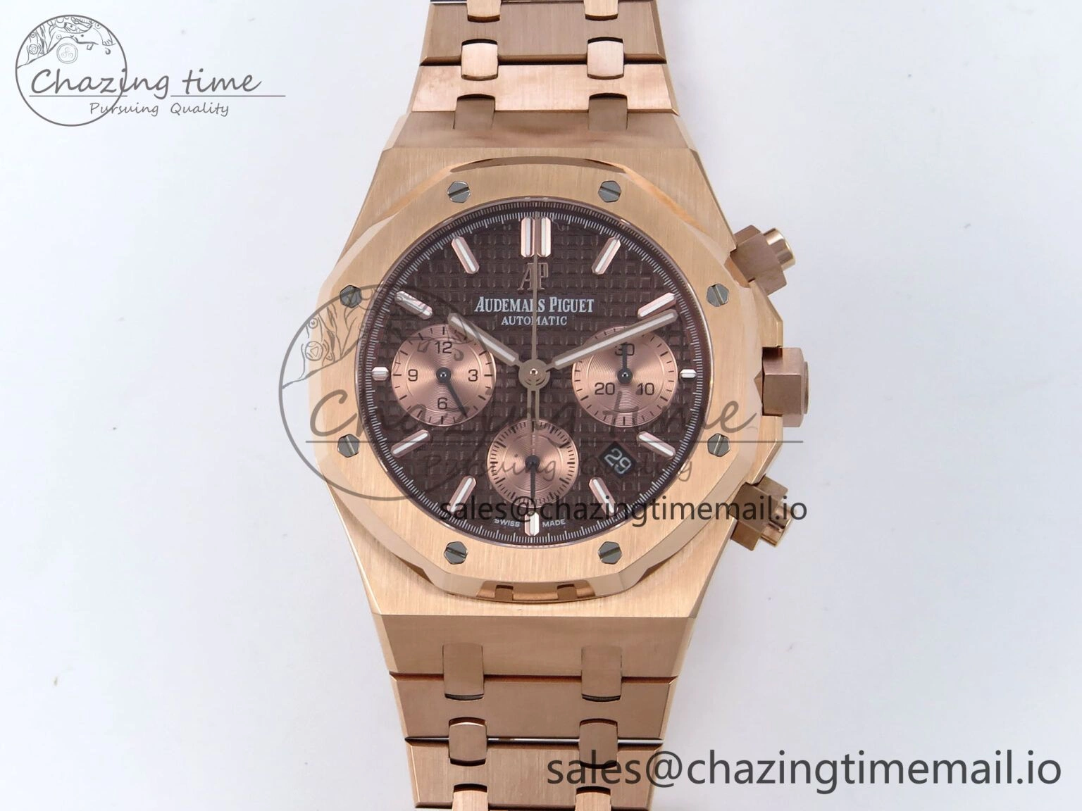 Royal Oak Chrono 26331 RG BF Best Edition Brown RG Dial on RG Bracelet SH Classic 4329