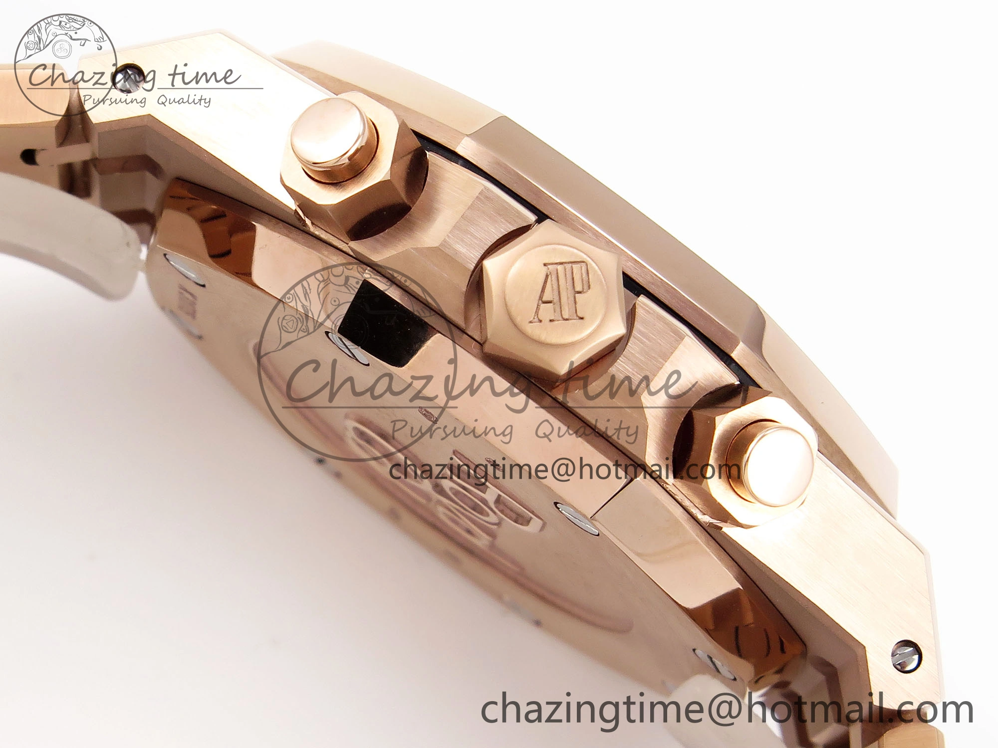 NewStyle Royal Oak Chrono 26331ST RG IPF 1:1 Best Edition Brown Dial on RG Bracelet A 4558