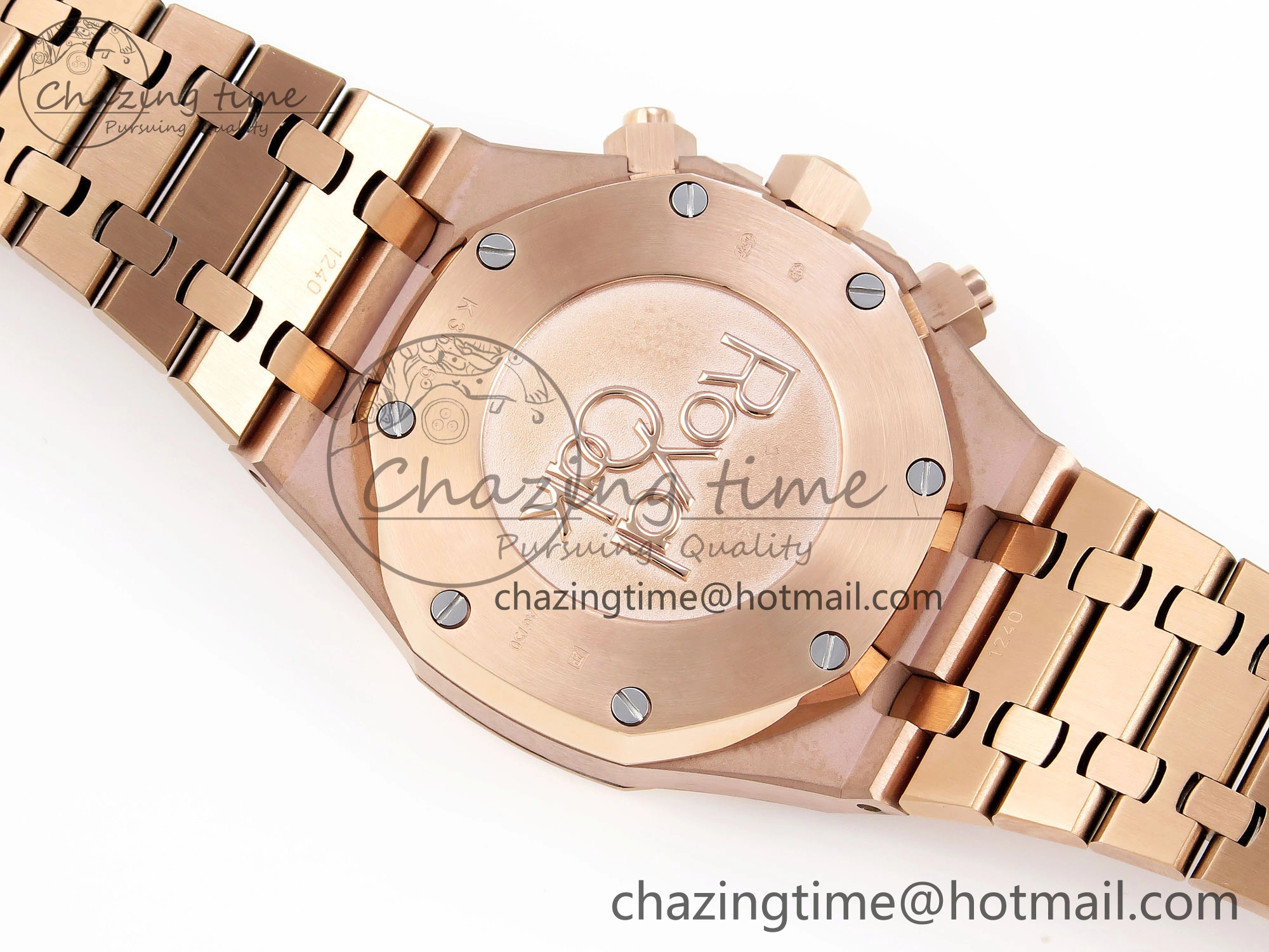 NewStyle Royal Oak Chrono 26331ST RG IPF 1:1 Best Edition Brown Dial on RG Bracelet A 4558