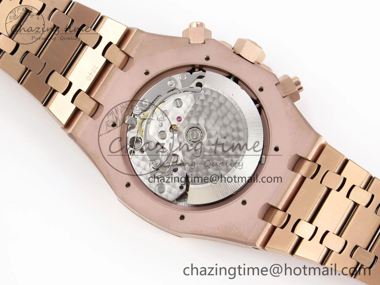 NewStyle Royal Oak Chrono 26331ST RG IPF 1:1 Best Edition Brown Dial on RG Bracelet A 4558