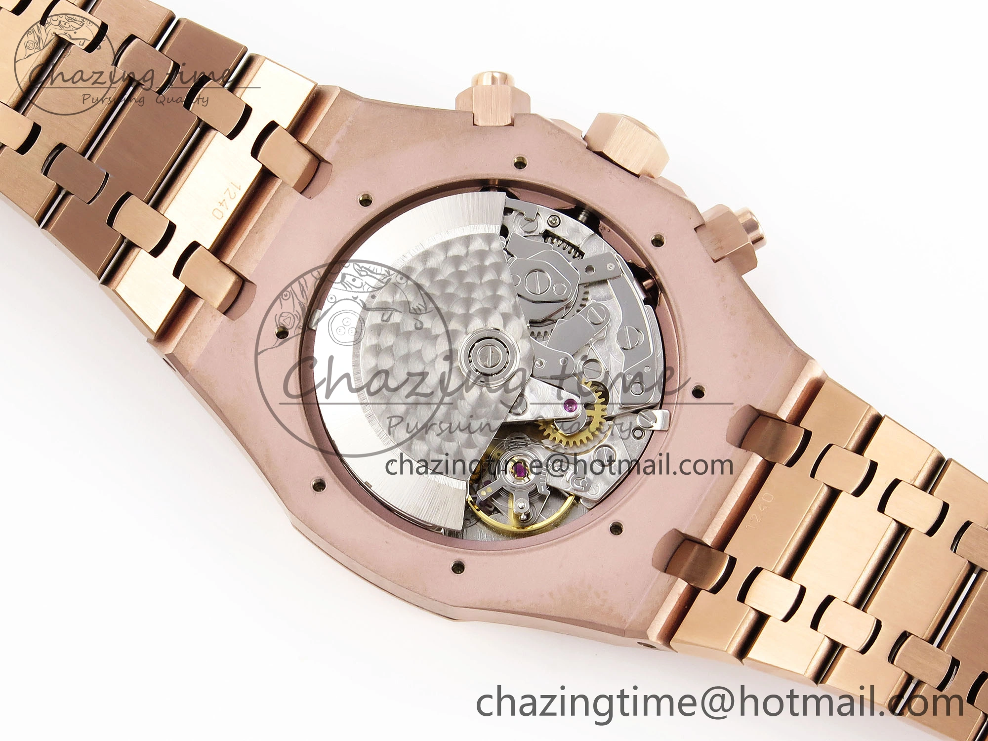 NewStyle Royal Oak Chrono 26331ST RG IPF 1:1 Best Edition Brown Dial on RG Bracelet A 4558