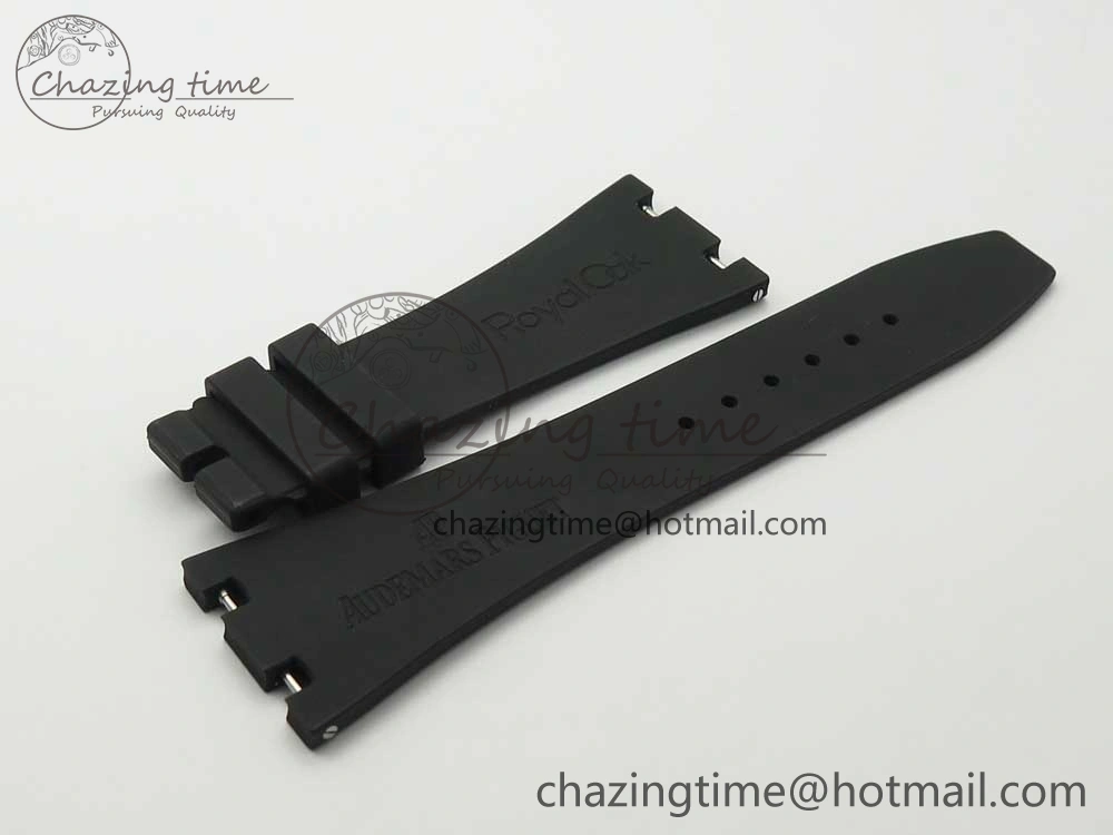 Compact Royal Oak Chrono 26331ST RG OMF 1:1 Best Edition Black Dial on Black Leather Strap A7750(Free Rubber Strap) 4884