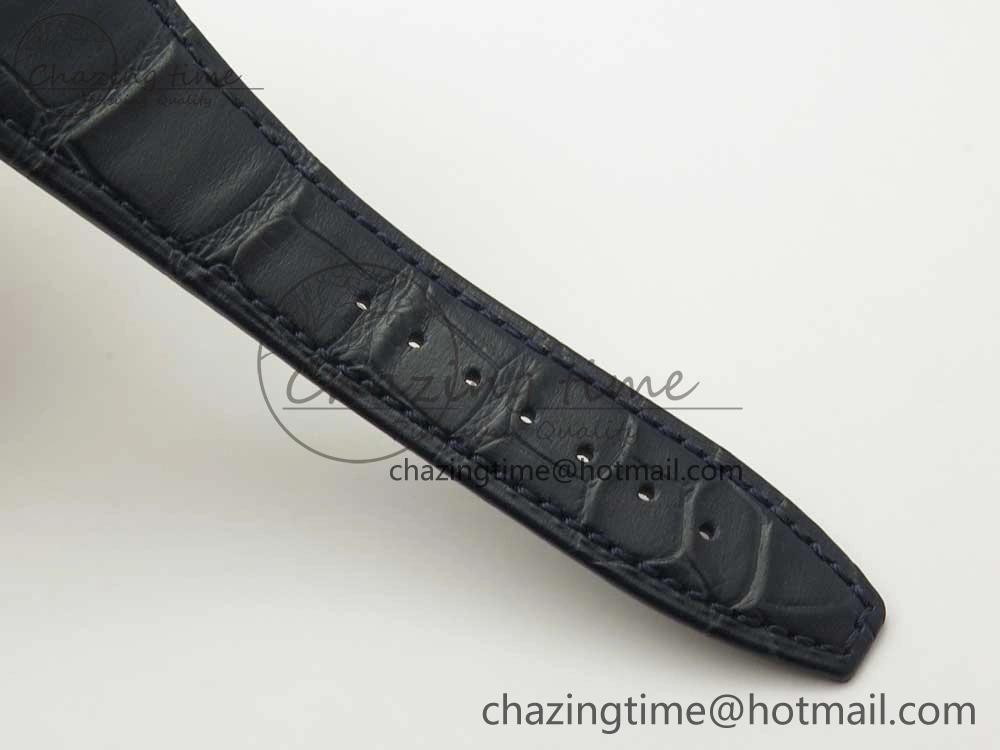 Royal Oak Chrono 26331ST RG OMF 1:1 Best Edition Blue Dial on Blue Leather Strap A7750(Free Rubber Strap) Upgraded 4883