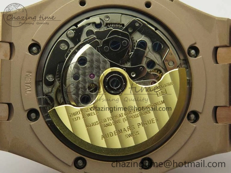 Royal Oak Chrono 26331ST RG OMF 1:1 Best Edition White dial on Brown Leather Strap A7750(Free Rubber Strap) UrbanChic 4885
