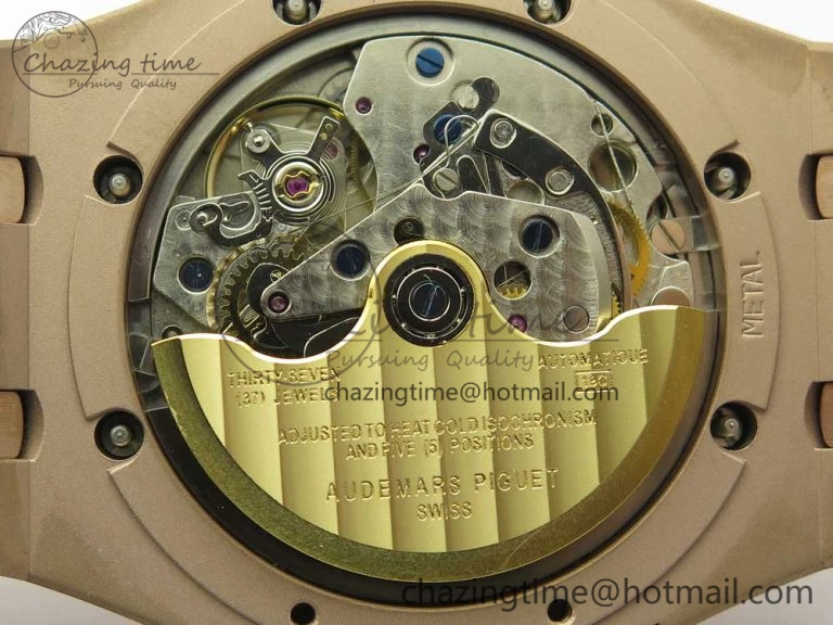 Royal Oak Chrono 26331ST RG OMF 1:1 Best Edition White dial on Brown Leather Strap A7750(Free Rubber Strap) UrbanChic 4885