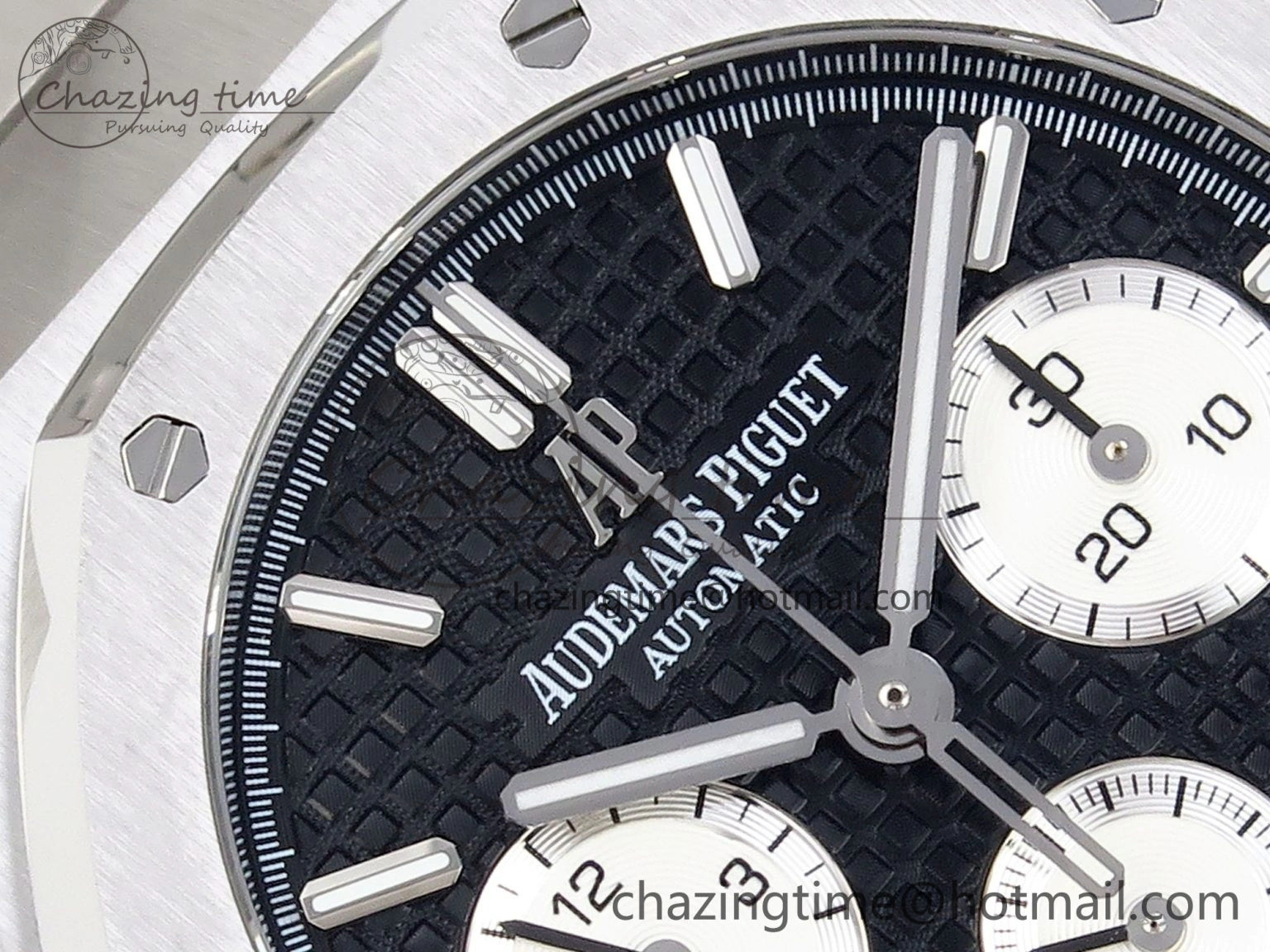 Royal Oak Chrono 26331ST SS IPF 1:1 Best Edition Black Dial White Subdial on SS Bracelet A Comfortable 4551