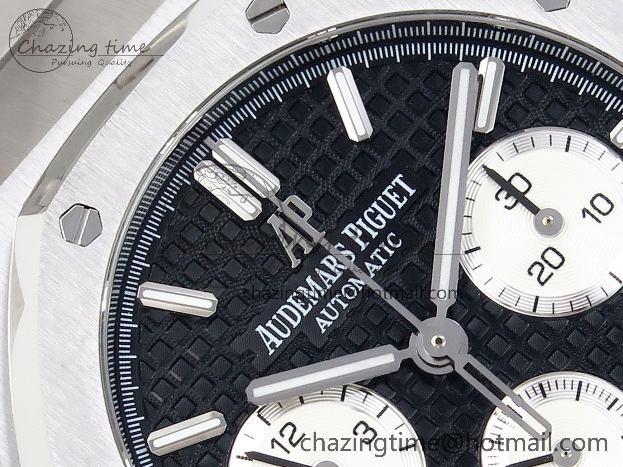 Royal Oak Chrono 26331ST SS IPF 1:1 Best Edition Black Dial White Subdial on SS Bracelet A Comfortable 4551