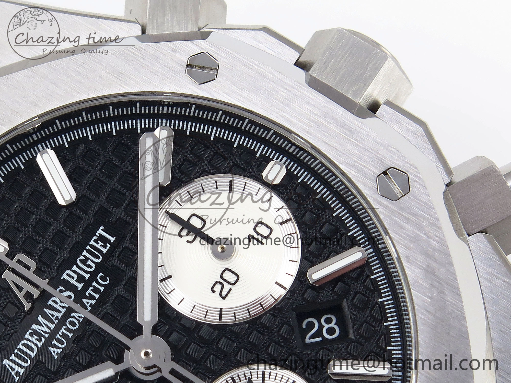 Royal Oak Chrono 26331ST SS IPF 1:1 Best Edition Black Dial White Subdial on SS Bracelet A Comfortable 4551