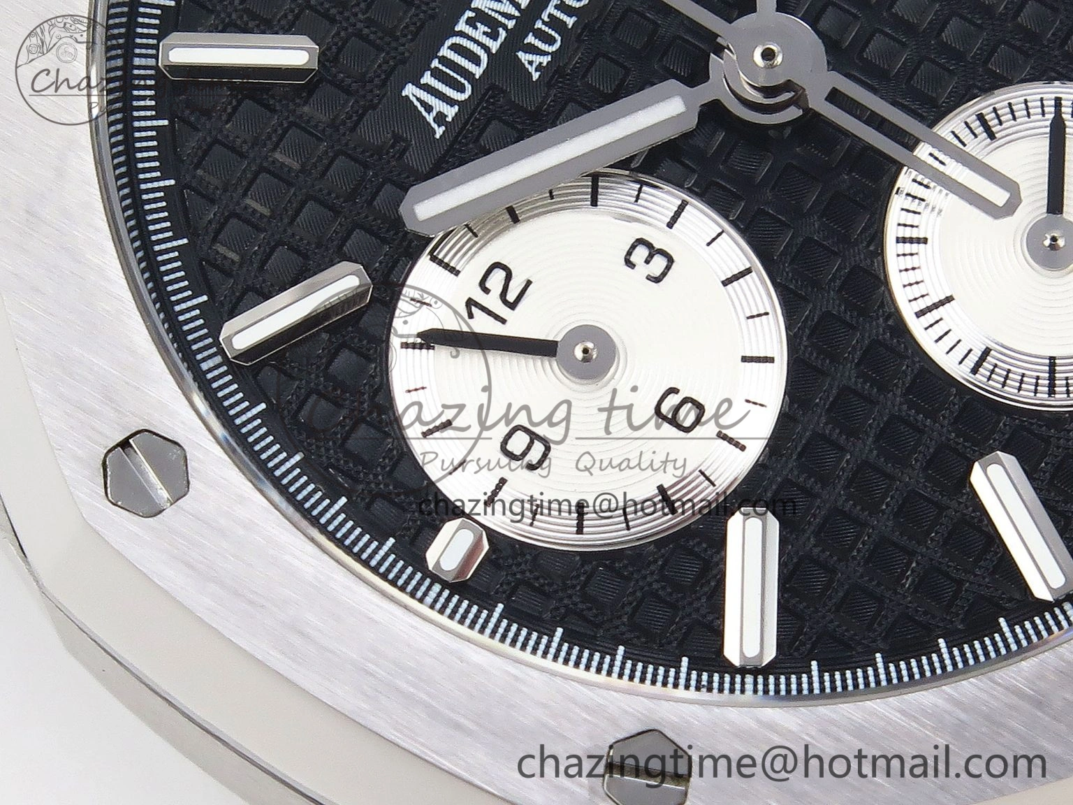 Royal Oak Chrono 26331ST SS IPF 1:1 Best Edition Black Dial White Subdial on SS Bracelet A Comfortable 4551