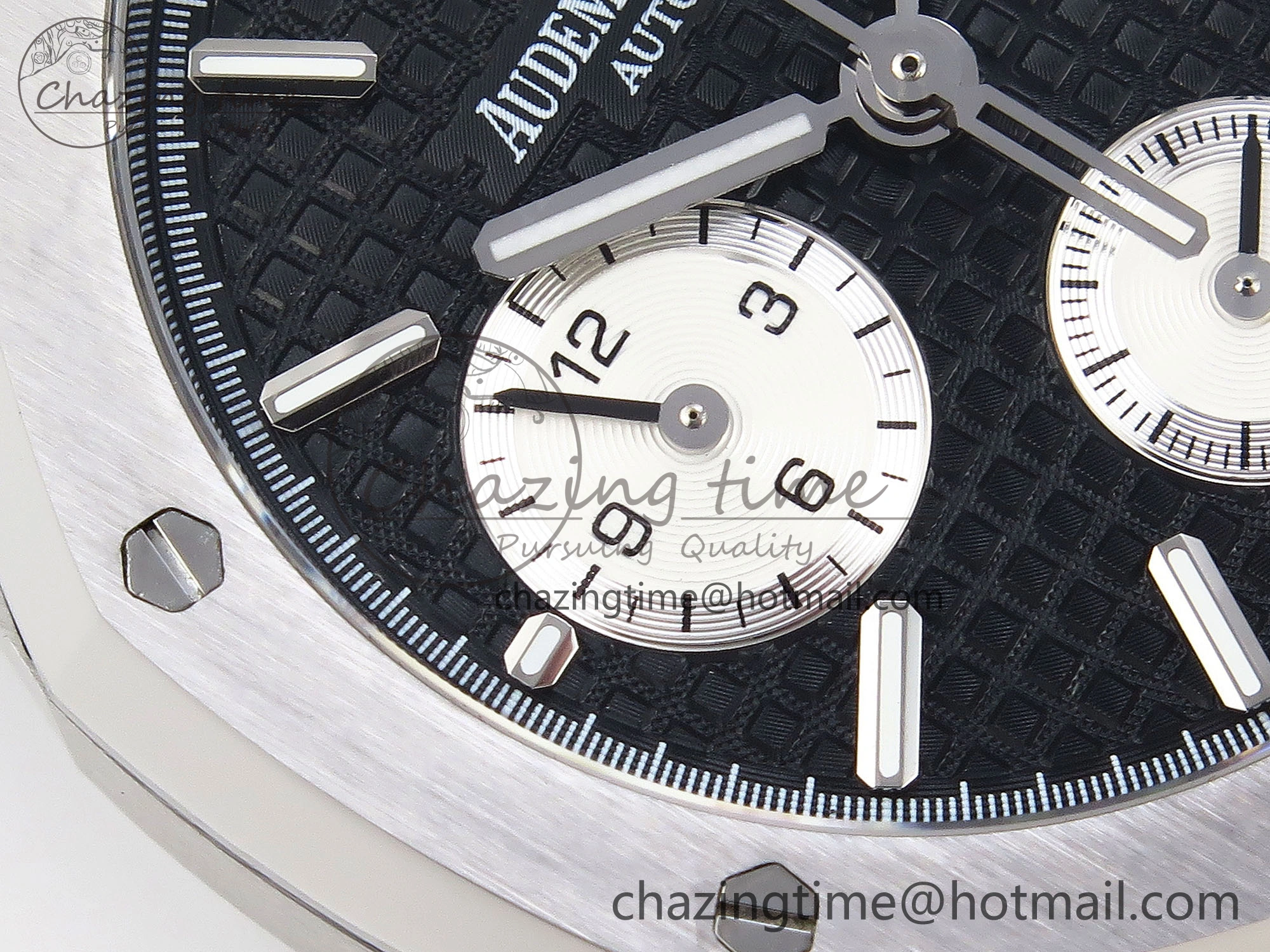 Royal Oak Chrono 26331ST SS IPF 1:1 Best Edition Black Dial White Subdial on SS Bracelet A Comfortable 4551