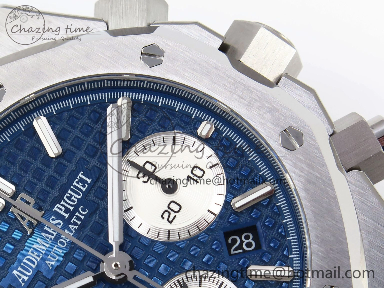 Royal Oak Chrono 26331ST SS IPF 1:1 Best Edition Blue Dial White Subdial on SS Bracelet A Breathable 4550