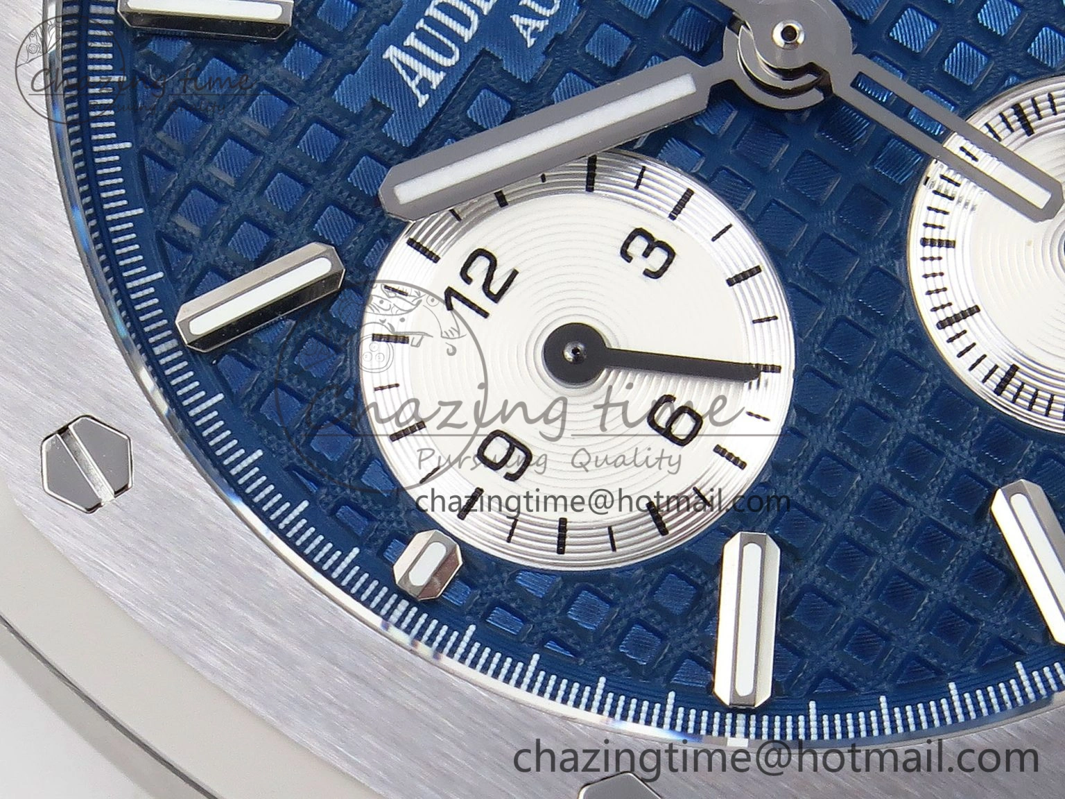 Royal Oak Chrono 26331ST SS IPF 1:1 Best Edition Blue Dial White Subdial on SS Bracelet A Breathable 4550