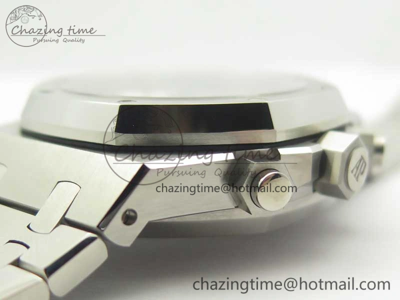 Royal Oak Chrono 26331ST SS OMF 1:1 Best Edition Black White Dial on SS Bracelet A Lightweight 4927