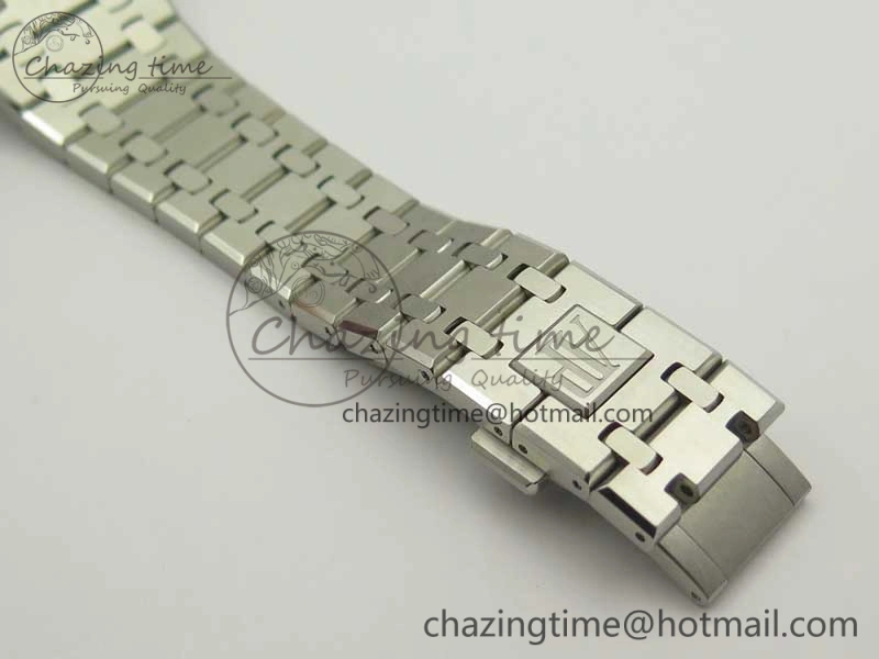 Royal Oak Chrono 26331ST SS OMF 1:1 Best Edition Black White Dial on SS Bracelet A Lightweight 4927