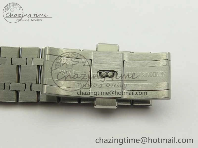 Royal Oak Chrono 26331ST SS OMF 1:1 Best Edition Black White Dial on SS Bracelet A Lightweight 4927