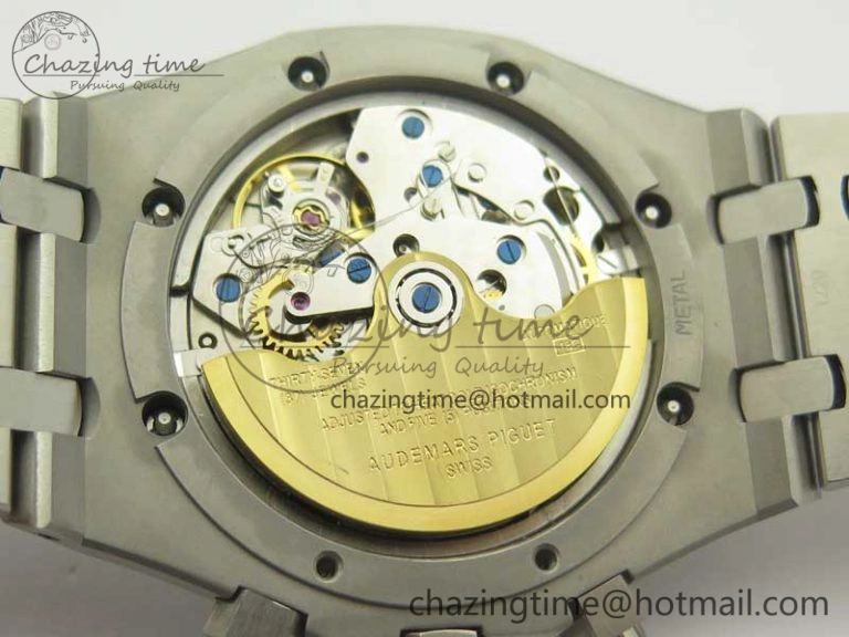Royal Oak Chrono 26331ST SS OMF 1:1 Best Edition Black White Dial on SS Bracelet A Lightweight 4927
