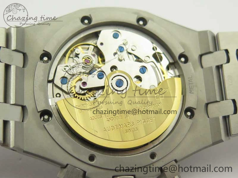 Royal Oak Chrono 26331ST SS OMF 1:1 Best Edition Black White Dial on SS Bracelet A Lightweight 4927