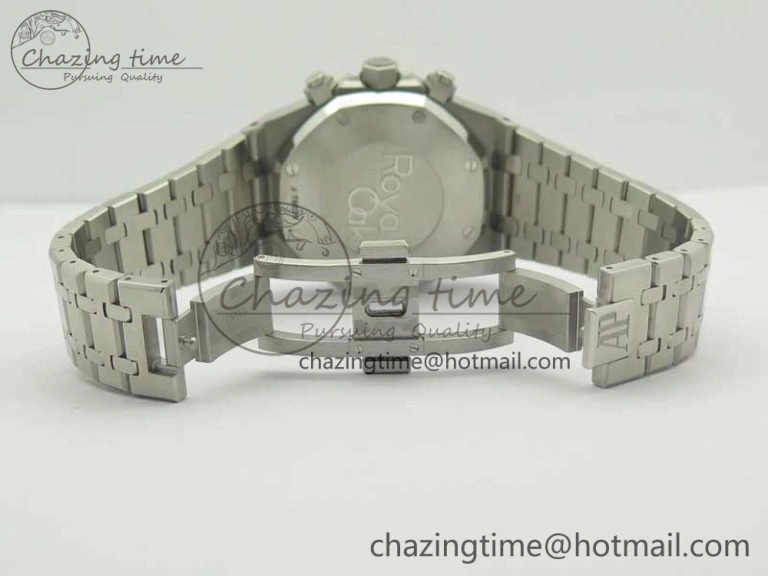 Royal Oak Chrono 26331ST SS OMF 1:1 Best Edition Black White Dial on SS Bracelet A Lightweight 4927