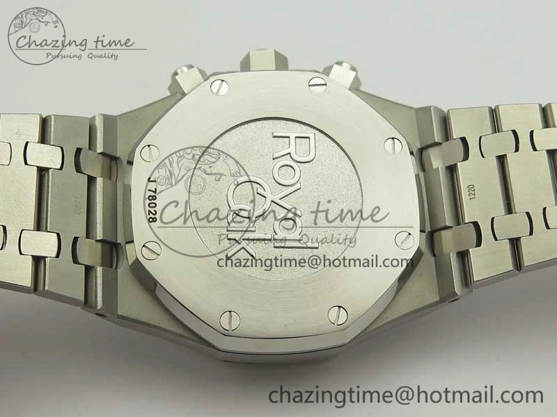 Royal Oak Chrono 26331ST SS OMF 1:1 Best Edition Black White Dial on SS Bracelet A Lightweight 4927