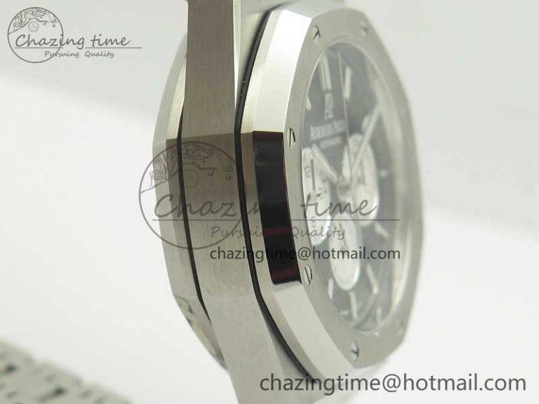Royal Oak Chrono 26331ST SS OMF 1:1 Best Edition Black White Dial on SS Bracelet A Lightweight 4927