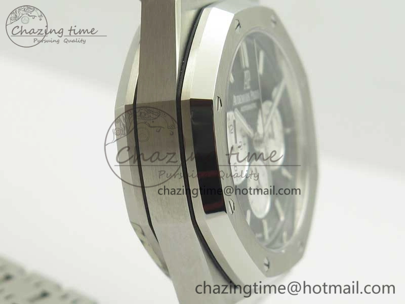 Royal Oak Chrono 26331ST SS OMF 1:1 Best Edition Black White Dial on SS Bracelet A Lightweight 4927