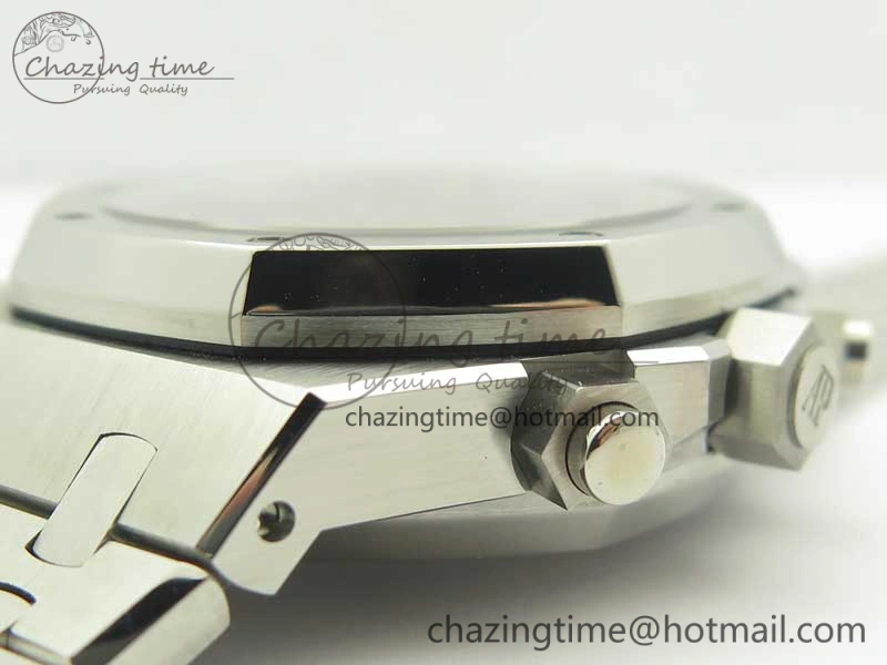 Royal Oak Chrono 26331ST SS OMF 1:1 Best Edition Black White Dial on SS Bracelet A Breathable 4913