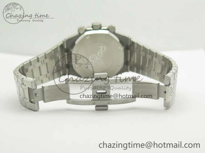 Royal Oak Chrono 26331ST SS OMF 1:1 Best Edition Blue White Dial on SS Bracelet A TimelessDesign 4922