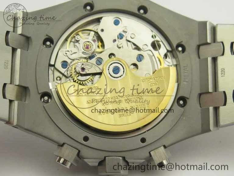 Royal Oak Chrono 26331ST SS OMF 1:1 Best Edition Blue White Dial on SS Bracelet A TimelessDesign 4922