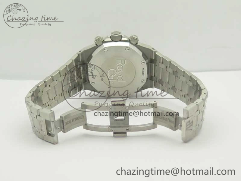 Royal Oak Chrono 26331ST SS OMF 1:1 Best Edition Blue White Dial on SS Bracelet A Durable 4912