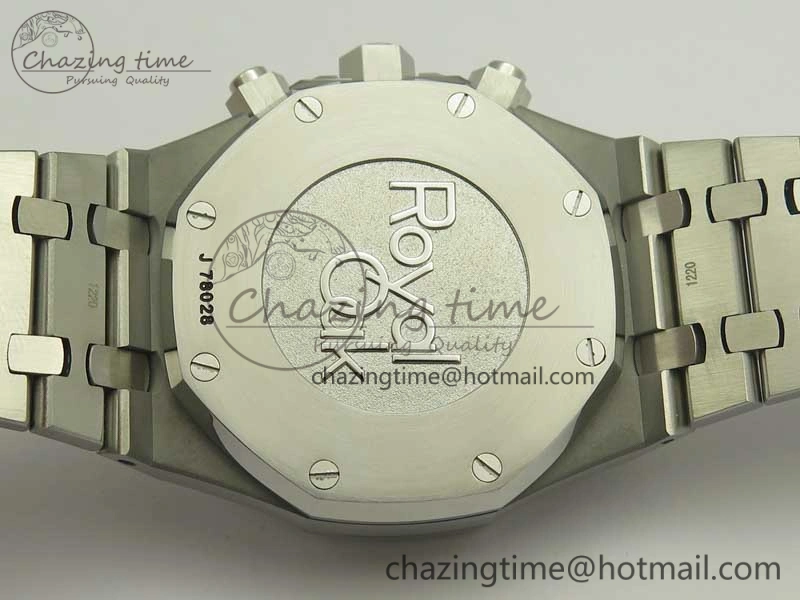 Royal Oak Chrono 26331ST SS OMF 1:1 Best Edition Blue White Dial on SS Bracelet A TimelessDesign 4922