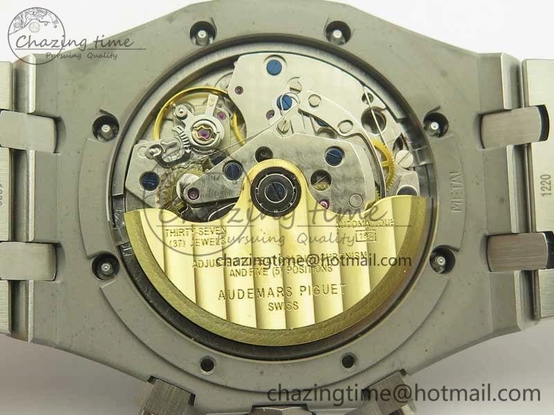 Royal Oak Chrono 26331ST SS OMF 1:1 Best Edition Blue White Dial on SS Bracelet A Durable 4912