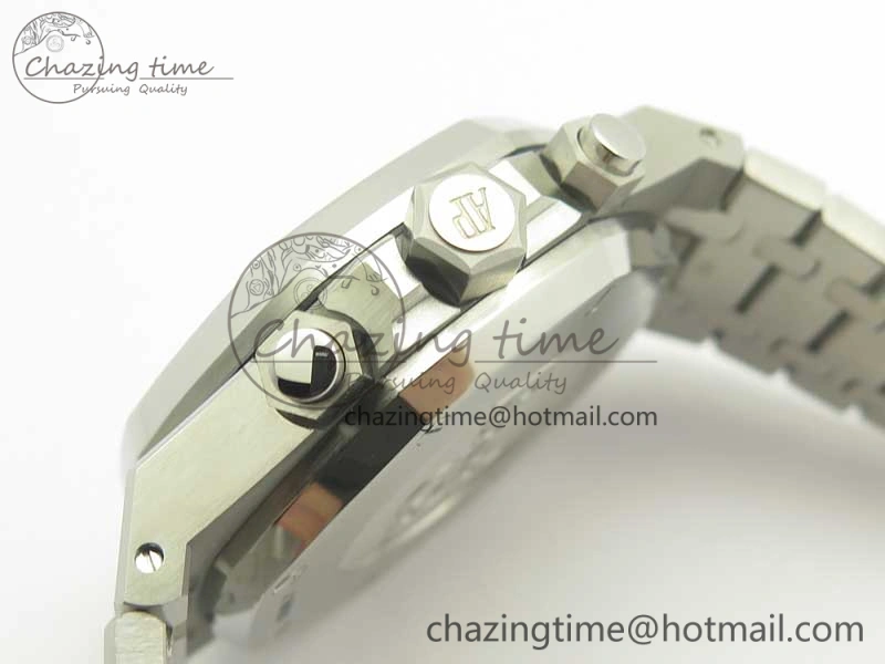 Royal Oak Chrono 26331ST SS OMF 1:1 Best Edition Blue White Dial on SS Bracelet A TimelessDesign 4922