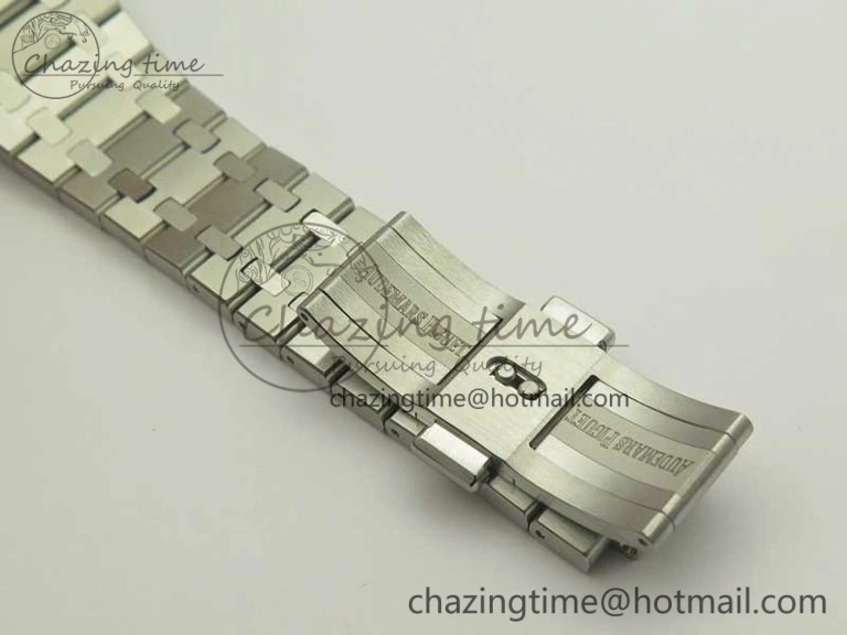 Royal Oak Chrono 26331ST SS OMF 1:1 Best Edition Blue White Dial on SS Bracelet A Durable 4912