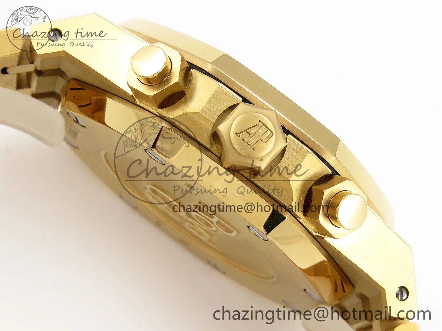 Royal Oak Chrono 26331ST YG IPF 1:1 Best Edition Blue Dial Gold Subdial on YG Bracelet A Breathable 4559