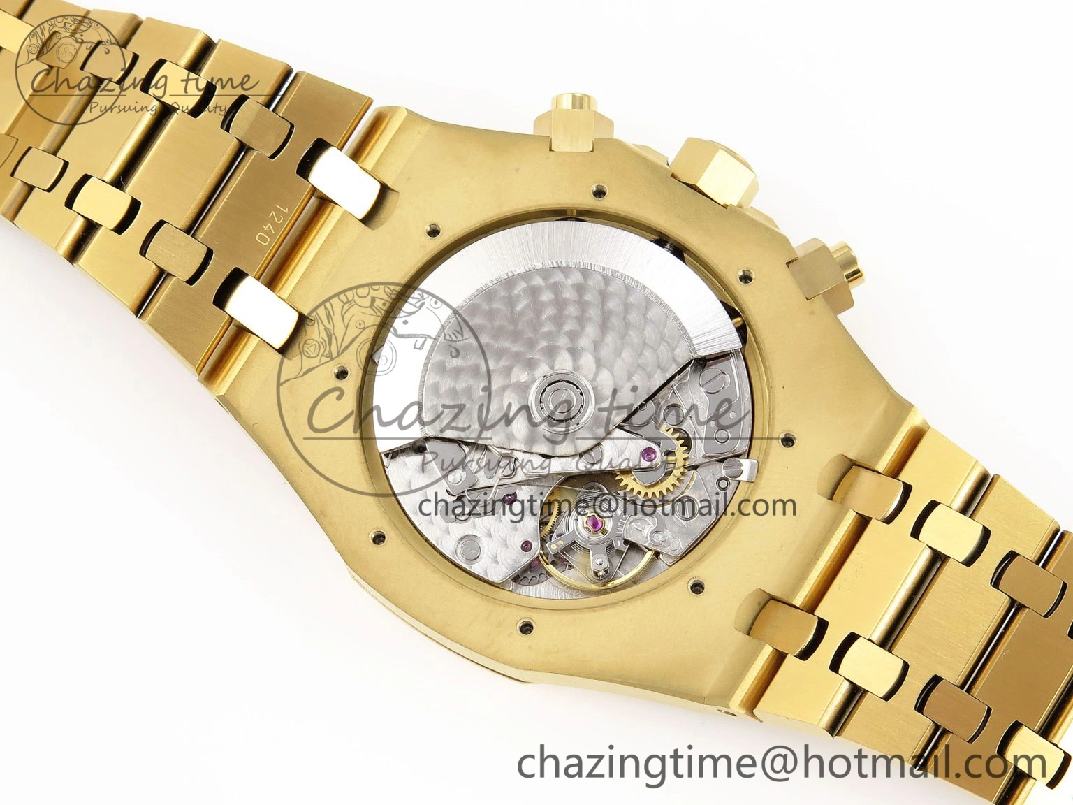 Royal Oak Chrono 26331ST YG IPF 1:1 Best Edition Blue Dial Gold Subdial on YG Bracelet A Breathable 4559