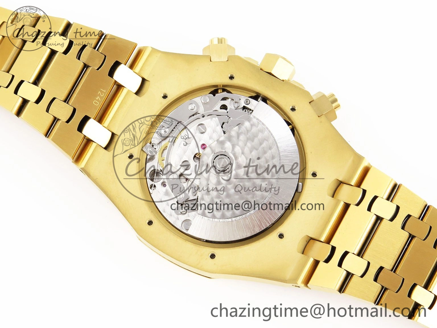 Royal Oak Chrono 26331ST YG IPF 1:1 Best Edition Blue Dial Gold Subdial on YG Bracelet A Breathable 4559
