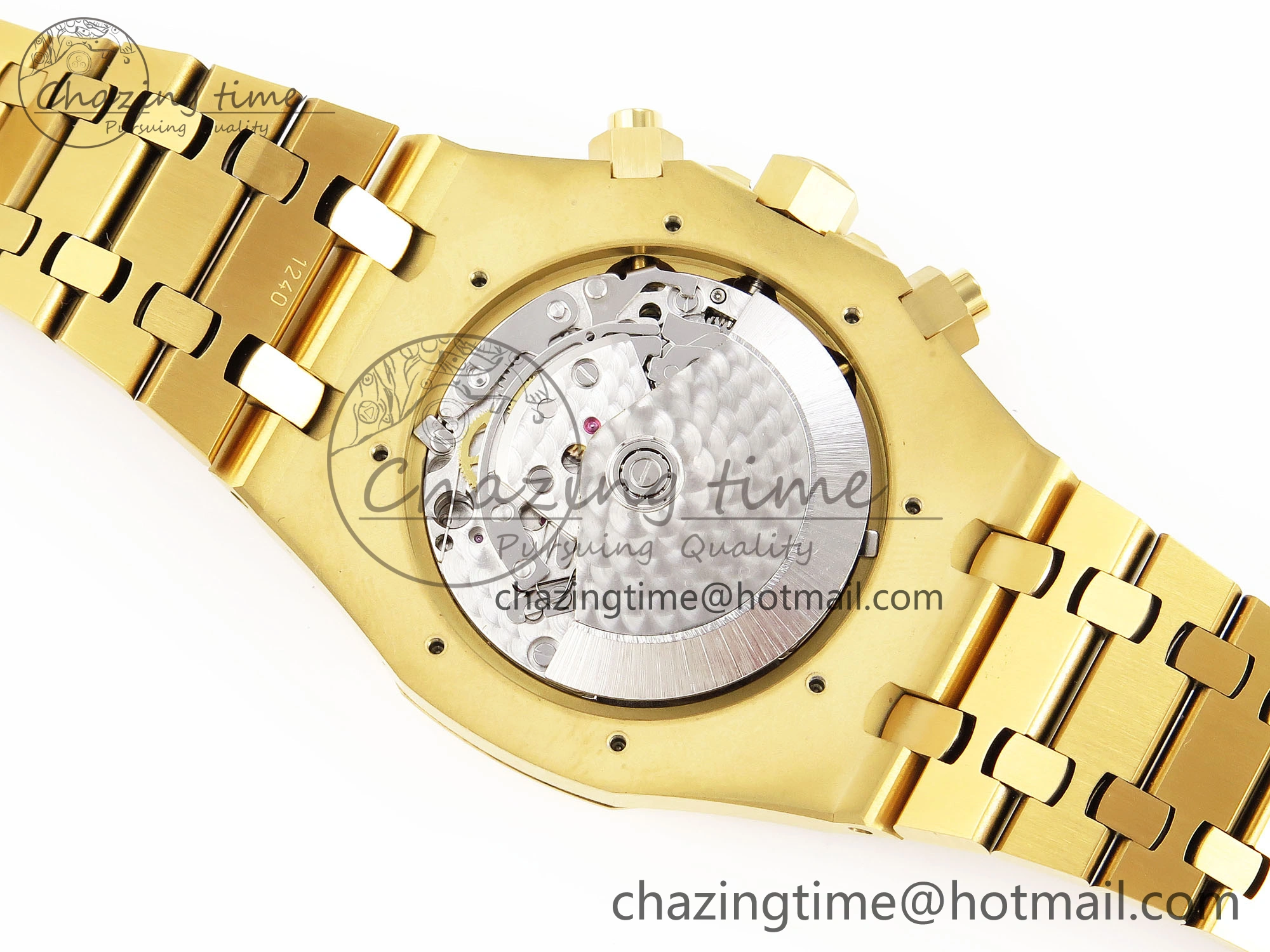 Royal Oak Chrono 26331ST YG IPF 1:1 Best Edition Blue Dial Gold Subdial on YG Bracelet A Breathable 4559